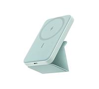 Anker 622 Cargador Portátil Magnético Inalámbrico (MagGo), Batería Externa inalámbrico Plegable de 5000 mAh y USB C para iPhone 13/12 (Verde Jade)