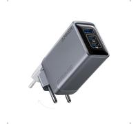 Anker Prime Charger Cargador 3 Puertos USB/USB-C GaN 100W Gris