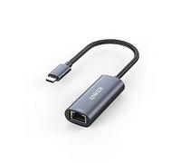 Anker Adaptador USB C a Ethernet, adaptador de red LAN Ethernet USB tipo C a 2.5 Gbps, portátil de aluminio, para MacBook Pro, MacBook Air 2018 y posteriores, iPad Pro 2018 y posteriores, XPS