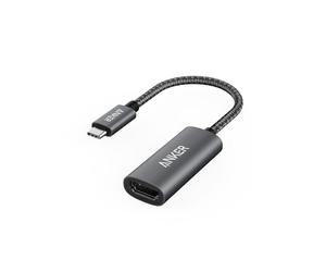 Anker Adaptador USB C a HDMI (4K a 60Hz), Adaptador USB C portátil PowerExpand + de Aluminio, para MacBook Pro, MacBook Air, iPad Pro, Pixelbook, Galaxy y más (Compatible con Thunderbolt 3 Puertos)