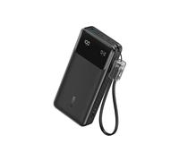 ANKER ANK-A1384-B Anker Powerbank mit Display - Kapazität 20000 mAh - Eingänge: 2× USB-C - Ausgänge: 2× USB-C, USB-A - 3 Geräte