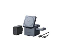 ANKER ANK-CUBE-3-IN-1-G Anker - 3-in-1 kabellose Ladestation - MagSafe-Technologie - Für iPhone, AirPods und Apple Watch -