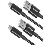 Anker Cable iPhone, Pack 2, 1 m, USB A a Lightning de nailon