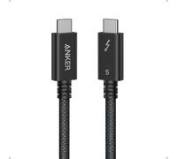 Anker Cable Prime Thunderbolt 5, cable USB-C de 100 cm a USB-C, 240 W de potencia, 80 Gbps de transferencia de datos, hasta 120 Gbps de ancho de banda, pantalla 8K/4K, para iPhone 16, MacBook, etc