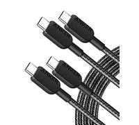 Anker cable usb c carga rapida, 60W y 3A 310 cable iphone, cable usb c para iPhone 16, Samsung Galaxy S22, iPad Pro 2021, iPad Mini 6, iPad Air 4, MacBook Pro 2024, Switch (1,8 m)