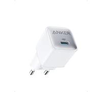 Anker Cargador 511 (Nano Pro) 20W PIQ 3.0 Cargador USB-C Fuente de alimentación Compatible con iPhone 15/15 Mini/15 Pro/15 Pro Max/14/13, iPad/iPad Mini, Pixel, Ártico