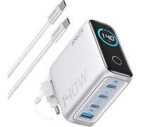 Anker Cargador Carga Rapida USB C 140W con 4 Puertos GAN
