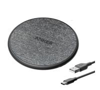 Anker Cargador inalámbrico 318, Certificado Qi de Carga rápida máxima de 10 W, Almohadilla de Carga Ultrafina con Indicadores LED, Compatible con iPhone, Samsung, AirPods y más (Cable de 4 pies