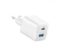 Anker Cargador iPhone Carga Rapida de 33W, 323 Cargador USB C, Compacto con Dos Puertos para iPhone 16/15/14, 16/15/14 Pro MAX, Pixel, Galaxy, iPad/iPad Mini y más (Cable no Incluido)