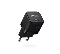 Anker Cargador iPhone Carga Rapida PowerPort III-Fuente de alimentación USB-C (20W, Carga rápida, Compatible con iPhone 15/14 Serie,Galaxy,Pixel 4/3, iPad/iPad Mini, negro, Cable de Carga no Incluido)