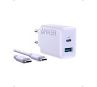 Anker Cargador iPhone Carga Rapida USB C 20W con 2 Puertos