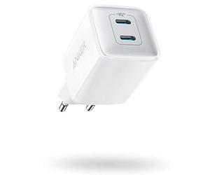 Anker Cargador USB C 521 40W Anker Nano Pro, Compacto 40 W PIQ 3.0 Dual Puerto USB-C Fuente de alimentación, Compatible con iPhone 15/14/13/12 Series, iPad Mini, MacBook Air, y más, Arktis
