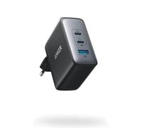 Anker Cargador USB C 100 W, Cargador 736 (Nano II 100 W), Cargador Mural Compacto rápido de 3 Puertos para MacBook Pro/Air, Google Pixelbook, DELL XPS, iPad Pro, Galaxy S22/S20, iPhone 13/Pro, etc.