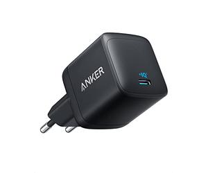Anker Cargador USB C Carga Rapida 45W, Cargador Samsung Carga Rapida 313 rápido PPS para iPhone 16, Samsung Galaxy S25/S25 Ultra/S22+, Note 10/10+/20/S20, Cable no Incluido
