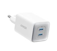 Anker Cargador USB C 47W, 523 Cargador (Nano 3), Compacto con 2 Puertos GAN Cargador rápido para iPhone 15/15 Plus/15 Pro/15 Pro Max/14, Galaxy, Pixel 4/3, iPad/iPad Mini (Cable no Incluido)