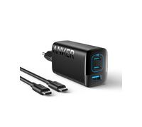 Anker Cargador USB C Carga Rapida 67 W, Cargador iPhone Carga rápida con PIQ 3.0, Compacto y con 3 Puertos para iPhone17/16/15, MacBook Pro, iPad, Galaxy, Pixel y más (Cable USB C de 1,5m Incluido)