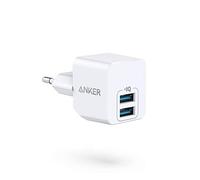 Anker Cargador USB PowerPort Mini, Cargador de Pared Extremadamente Compacto, 2,5 A de Potencia para iPhone XS/Max/XR/X/8/7/6/Plus, iPad Pro/Air 2, Samsung, y Muchos más