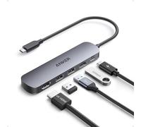 Anker Hub USB C (5 en 1), HDMI 4K@30Hz con Entrega de Potencia máxima de 100 W, Puertos de Datos USB-C y USB-A a 5 Gbps, Compacto y Elegante para portátiles MacBook, Lenovo, DELL XPS, HP y más