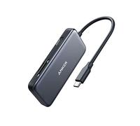 Anker Hub USB C, Adaptador USB C 5 en 1, con USB C 4K a HDMI, Lector de Tarjetas SD y microSD, 2 Puertos USB 3.0, para MacBook Pro 2020/2019/2018, iPad Pro 2020/2019, Pixelbook, XP y Otros