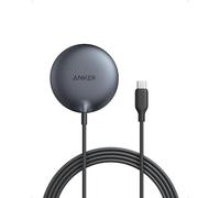 Anker MagGo Cargador Inalámbrico iphone,Base de Carga Inalámbrica y Magnética,Ultrarápida 15W Qi2 Certificado Compatible con MagSafe,para iPhone 15/15 Plus/15 Pro/15 Pro Max/14/13 Series (Sin Enchufe)