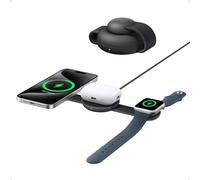 Anker MagGo Estación de Carga Inalámbrica 3 en 1 Compatible con MagSafe Qi2 15W Negro