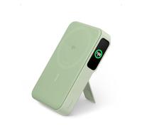 Anker MagGo Power Bank, Qi2 - Cargador portátil Compatible con MagSafe de 15 W, batería de 10.000 mAh, Pantalla Inteligente y Soporte Plegable, para iPhone 15/14/13/12, Incluye Cable USB-C