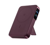 Anker MagGo Power Bank MagSafe 2 Pro, Qi2.2 25W 10000mAh, Bateria portátil | Refrigeración activa, pantalla inteligente y soporte, recarga de hasta 45 W, para iPhone 18 /17/16/15/14/13