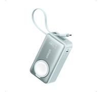 Anker MagGo Power Bank para Apple Watch, Batería Compacta de 10.000 mAh con Certificación Oficial y Cable USB-C Integrado, 35 W Máx., para iPhone 16/15 Series, Samsung, iPad, AirPods y Más