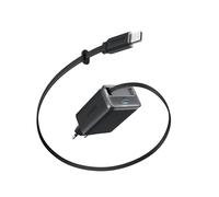 Anker Nano Cargador iPhone Carga rapida 35W USB C con 2 Puertos | Cable retráctil InstaCord integrado, para iPhone 16 Pro Max 15 14, iPad, Pixel