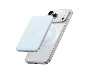 Anker Nano Certificado Qi2 15W Power Bank Magsafe ultradelgada de 5000 mAh, Cargador portátil Compatible con MagSafe,diseño ergonómico, para iPhone 17/16/15/14, Azul