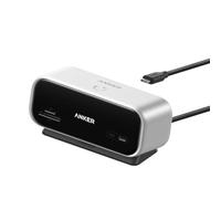Anker Nano Hub USB-C 10 en 1, estación de acoplamiento con puertos de datos | 4K HDMI, DisplayPort 1.4, 100 W PD, 2 puertos de datos USB 2.0, Ethernet, AUX, microSD y SD, para MacBook Pro y más