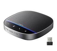 Anker PowerConf S500 - Altavoz de Conferencia con certificación de Zoom, Altavoz Bluetooth USB-C para Llamadas, conferencias, Llamadas, micrófonos para grabación de Voz Inteligente, Color Negro