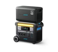 Anker PowerHouse 767 con batería adicional 760, batería LiFePO4 4096 Wh con 3 salidas de CA de hasta 2300 W, generador solar GaNPrime para el hogar, aire libre, autocaravana (panel solar opcional)