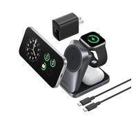 Anker Prime Cargador Inalámbrico iPhone 3 en 1 Plegable Qi2.2 25W, AirCool