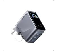 Anker Prime Cargador USB C Carga Rapida GAN de 160 W y 3 Puertos, Pantalla Inteligente, táctil, Carga ultrarrápida de 140 W en Cualquier Puerto para portátiles, MacBook, iPad, iPhone 17/16/15 y más.