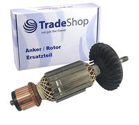 Anker Rotor Motor de repuesto con ventilador para amoladora angular Bosch GWS 24-230 JVX 3 601 H64 U00, 3 601 H64 U01, 3 601 H64 U07, 3 601 H64 Z00