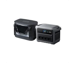 Anker SOLIX C1000 Gen 2 estación de energía portátil con bolsa impermeable, generador solar de 2 000 W (pico de 3 000 W), carga completa en 49 minutos, batería LiFePO4 de 1 024 Wh para respaldo domést