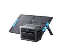 Anker SOLIX C1000 Gen 2 estación de energía portátil con panel solar de 100 W, generador solar de 2 000 W (pico de 3 000 W), carga completa en 49 minutos, batería LiFePO4 de 1 024 Wh para respaldo dom