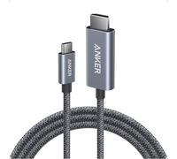 Anker USB C auf HDMI Kabel, 180cm, 4K 60Hz Adapter Kabel für MacBook Pro/Air, iPad Pro/Air, Galaxy S24/ S23, Dell XPS 13/15, und mehr, für Homeoffice