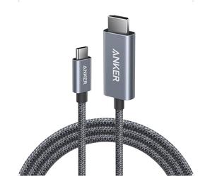 Anker USB C auf HDMI Kabel, 180cm, 4K 60Hz Adapter Kabel für MacBook Pro/Air, iPad Pro/Air, Galaxy S24/ S23, Dell XPS 13/15, und mehr, für Homeoffice