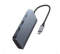 Anker USB-C Hub (7-in-1, Dual Display) for Laptop/iPad Gray
