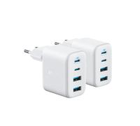 Anker Zolo Cargador iPhone Carga rapida GAN 50W con 4 Puertos 2 Pack