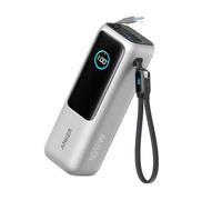 Anker Zolo Power Bank Cargador portátil de 25000mAh y 165W, Tres Puertos USB-C de 100W MAX, Apto para Avión, Cables Integrados y retráctiles, para iPhone 17/16/15, MacBook y más