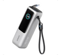 Anker Zolo Power Bank Cargador portátil de 25000mAh y 165W, Tres Puertos USB-C de 100W MAX. para la Carga de Varios Dispositivos, Cables Integrados y retráctiles, para iPhone 17/16/15, MacBook y más