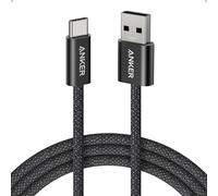 Anker Zolo USB to USB-C Cable 1.8 m, Seamless CarPlay Connection, Braided USB-C Charging Cable for Fast Charging, Premium Design with Slim Plug, for iPhone 17/16/15 Series, iPad Pro, and More