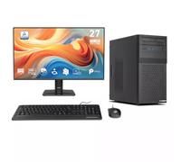 Ankermann Business Office Work Conjunto Completo | Intel Core i5-14400F | Nvidia GeForce GT 710 4GB | 16GB DDR5 RAM | 1TB NVMe SSD | Windows 11 | WiFi & Bluetooth | MSI PRO MP 27 Pulgadas E14A Full-HD