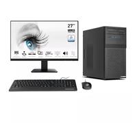 Ankermann Business Office Work Conjunto Completo | Intel Core i5-14400F | Nvidia GeForce GT 740 4GB | 16GB DDR5 RAM | 1TB NVMe SSD | Windows 11 | WiFi & Bluetooth | Monitor de 27 Pulgadas | Ratón &