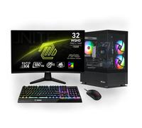 Ankermann-PC Ankermann Thermal Gaming Bundle | AMD Ryzen 7 8700F | Nvidia GeForce RTX 5060 Ti OC 16GB | 32GB DDR5 RAM | 2TB NVMe SSD | Windows 11 | WiFi | MSI MAG 32 Pulgadas Curved WQHD Gaming Monito