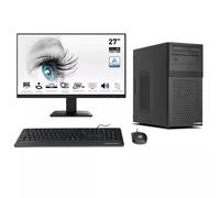 Ankermann-PC Business Office Work Conjunto Completo | Intel Core i5-12400F | Nvidia GeForce GT 730 2GB | 16GB DDR5 RAM | 1TB NVMe SSD | Windows 11 | WiFi & Bluetooth | Monitor de 27 Pulgadas | Ratón &