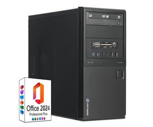 Ankermann-PC Business Office Work V1 | Intel Core i7-6700 | 32GB DDR4 | 960GB SSD | Windows 10 | WiFi | Ratón & teclado | MS Office 2024